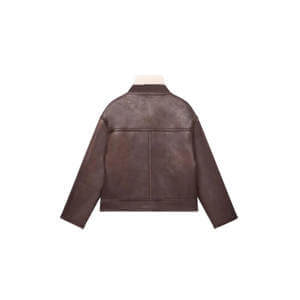 Mint Velvet Brown Reversible Aviator Jacket